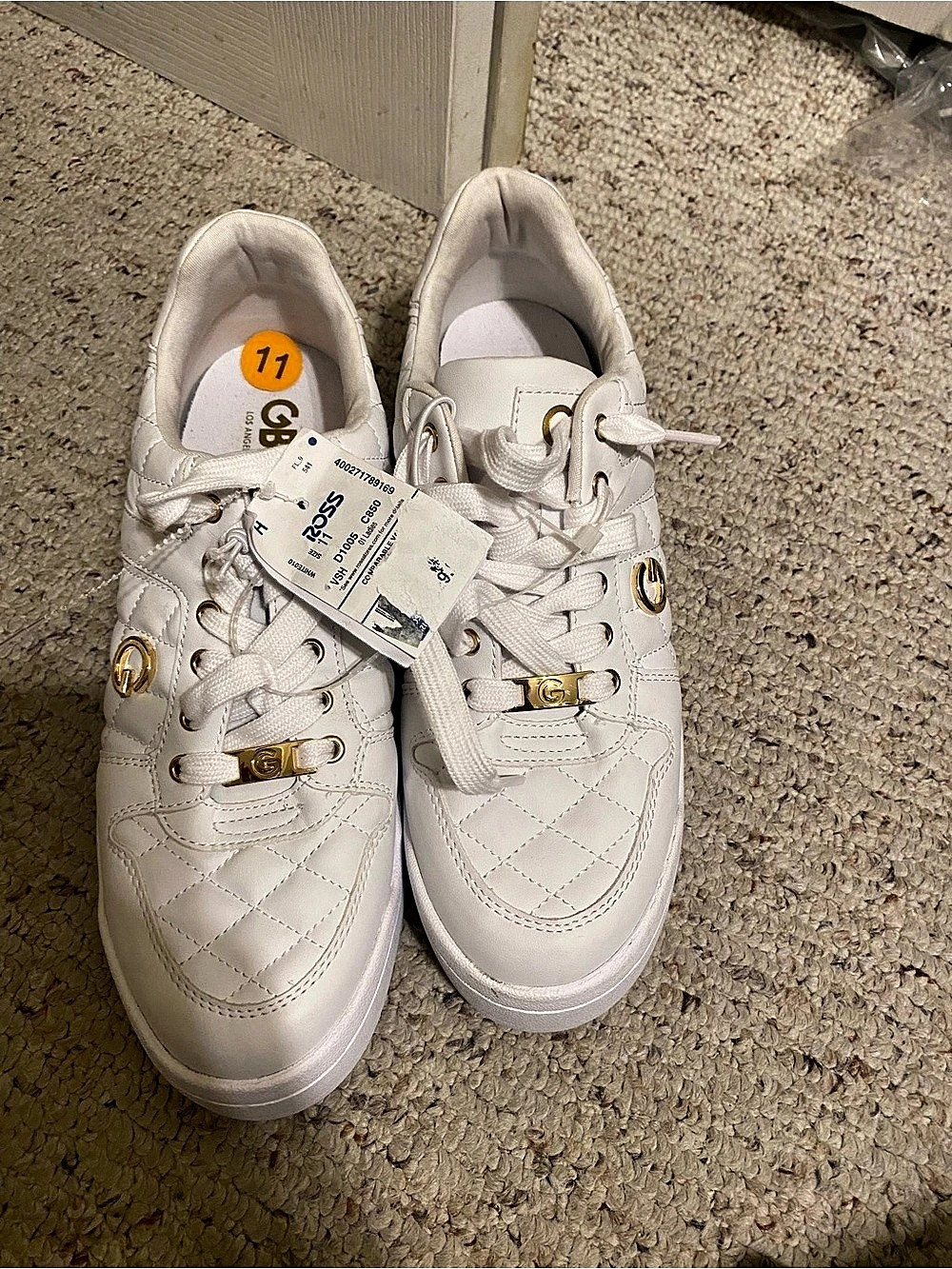 Guess White Sneakers US 11 NWT